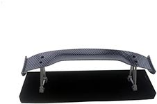 1/10 Tail Wing Carbon Fibre Color Rear Spoiler for 1/10 RC Drift Car On-Road Racing Car Upgrade Part (Glossy448)