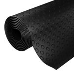 0.5m x 1.5m Coin Rubber Anti-Slip Garage Matting Flooring Roll 3mm Thick | 50cm x 150cm Floor Mat