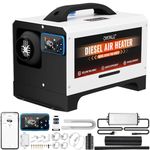 8KW Diesel Heater,110V/12V/24V Bluetooth App Control All-in-one DieselHeater with Remote Control and LCD, Portable Air Heater for Home RV, Garage, Car Trailer, Truck
