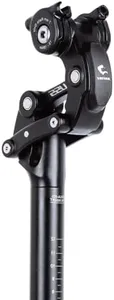 SAFORTBIKES Suspension Seatpost for eBike/Heavy Riders - Upgraded USS-SP19 - Shock Absorbing Comfortable Seat Post, Electric Bikes Upgrade Accessories (31.8mm = 27.2mm Post + Shim)