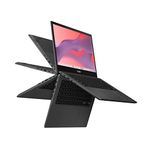ASUS Chromebook CM14 Flip, 14" FHD Touch Display, MediaTek Kompanio 520, 4GB, 128GB, ChromeOS, Gravity Grey, CM1402FM2A-AS01T-CB