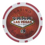 50 $5 Las Vegas 14 Gram Laser Graphic Poker Chips