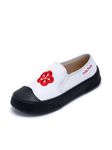 Bacca Bucci Kawaii Sakura Slip-On Sneakers Canvas Fabric Slip-Ons White UK 6