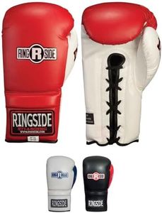 Ringside Lace IMF Tech Boxing Training Sparring Gloves , Red , 16 OZ