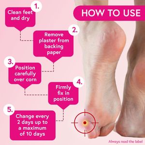 Carnation Corn Caps 10-Pack – Foot Care Cushions