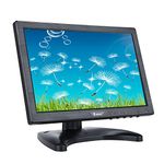 Eyoyo 10 Inch IPS LCD Monitor, 1280x800 High Resolution Small Portable PC Computer Monitor with HDMI VGA BNC AV Input for PC TV CCTV Security Screen, Raspberry pi, Build with Dual Speakers