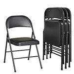 KAIHAOWIN Folding Chairs Set of 4 V