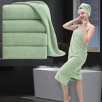 MAGGEA Extra Large Bath Towel Set o