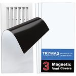 TRYMAG Strong Magnetic Vent Covers, 5.5" x 12" Air Vent Covers for Home Floor Standard Air Vent，Floor Vent Cover for Wall and Register Vent,Ceiling Vent Covers，Ac Vent Cover for RV and HVAC-3Pcs