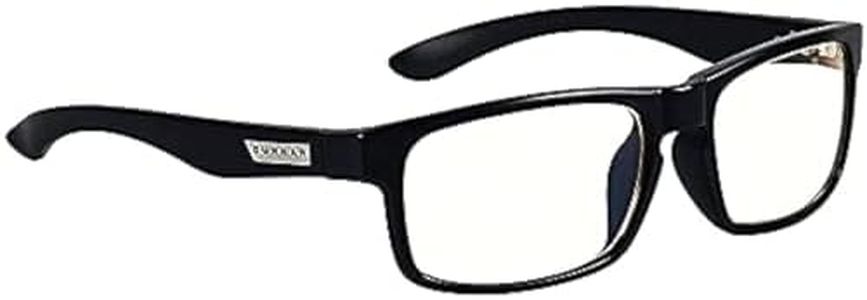 GUNNAR - Premium Gaming and Computer Glasses - Blocks 35% Blue Light - Enigma, Onyx, Clear Tint, Onyx Frame, One Size