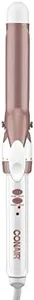 Conair Double Ceramic 1-Inch Curling Iron, 1-inch barrel produces classic curls – for use on short, medium, and long hair