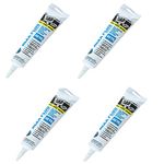 DAP Alex Plus All Purpose Acrylic Latex Caulk Plus Silicone: 5.5 fl oz. Tube (White) [4 Pack]