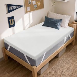 Czpalo 3 Inch Gel Memory Foam Mattress Topper Twin XL, Cooling Mattress Topper with Removable & Washable Cover, CertiPUR-US Certified