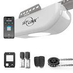 Atoms ATR-1722W - by Skylink 3/4 HPF Garage Door Opener with Alexa. Extremely Quiet DC Motor, Built-in LED Light, Remote Controls, Deluxe Wall Console, Chain Drive, Wi-Fi and Alexa Compatible
