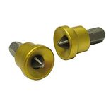 Faithfull FAISBPH2DW Drywall Screwdriver Adaptor and PH2 Bits. Pack of 2