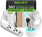 GearIT 360° Rotating Flat Plug Exte