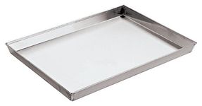 Paderno World Cuisine 25 1/2 by 17 3/4 Inch by 1 1/8 Inch Splayed Sided Aluminized Steel Baking Sheet