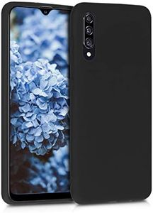 kwmobile Custodia Compatibile con Samsung Galaxy A30s Cover - Back Case per Smartphone in Silicone TPU - Protezione Gommata - nero matt