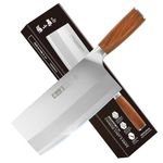 Chef's Knife 8" Chinese Kitchen Knife Kitchen Vegetable Knife Precision Slicing and Chopping High Carbon Steel Knife