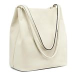 Kattee Women Soft Genuine Leather Totes Shoulder Bag Purses and Handbags with Top Magnetic Snap Closure