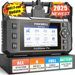 2025 FOXWELL NT624 Elite All System Scan Tool 8 Reset ODB2 Scanner ABS Bleed/SAS/TPS/Oil/EPB,BRT,Injector,D-P-F Resets Car Diagnostic Tool for All Cars Lifetime Free Update Battery Test Car Scanner