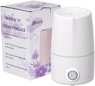 Mottery Menstrual Cups Steamer Machine High Temperature Wash Your Cup 99.9% Dirty 8 Minutes - Feminine Hygiene - Leak-Free (Model Five)