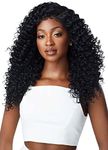 Outre Perfect Hair Line Synthetic 13x6 Faux Scalp Lace Front Wig - DOMINICA (1B Off Black)