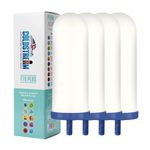 Coldstream 4 Pack FTO Plus Ceramic Gravity Water Filter & Water Purifier Replacement - Compatible with Berkey Water Filter Systems - Removes Bacteria, Lead, Fluoride & Microplastics