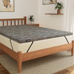 Orista High Resilience Foam Mattress Topper | King Bed Size 78 x 60 Inch | Orthopedic Bed Topper for Back Pain Relief, Pressure Point Comfort, Cooling Sleep Surface with Washable Cover