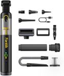 Fanttik Slim V10 Apex Cordless Car Vacuum, 4-in-1 Portable Mini Handheld Vacuum, 19000pa Suction Power, Upgraded Smart Digital Display, 2 Suction Modes for Car, Office Desk, Keyboards