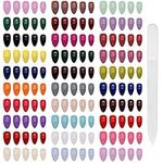 720 Pcs Stiletto Press on Nails 30 Differernt Glossy Solid Colors Full Cover Almond Fake Fingernails Artificial Nail for Women Girls DIY Nail Art Tips Salon with 1 Nail File