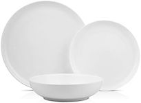 Stone Lain Gabrielle Formal Bone China Dinnerware Set for 8, White