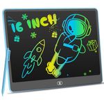 LEYAOYAO LCD Writing Tablet for Kids, 16 Inch Colorful Drawing Pads Doodle Boards, Educational and Learning Kids Toys Gifts for 3 4 5 6 7 8 Year Old Boys and Girls (Blue)