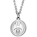 Athletes Necklace With Inspiring Bible Quote – Choose Your Quote, Silver Cross Necklace for Men and Women That Love Sports – Makes a Unique, Inspiring Gift for Athletes. Baseball, Basketball,