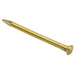 18 ga. x 3/4 in Solid Brass Escutcheon Pins, 100-Pack