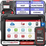 LAUNCH X431 PRO3 APEX Scan Tool Automotive Tools for Mechanics Online Coding, Topology Map, CAN FD & DoIP, HD Truck Scan, 50+ Services Scan Tool, All-System Diagnostics, Guide Functions, FCA & SGW