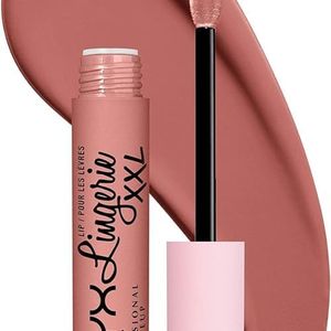 NYX Professional Makeup, Liquid Lipstick, Filling & Long-Lasting Matte Finish, Lip Lingerie, 4 ml, Shade: 01 Undress'd