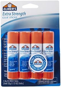 Elmer's Extra Strength Glue Sticks, Washable, 8 Grams, 4 Count