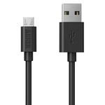 Anker 6ft / 1.8m Micro USB to USB Cable. High Speed USB 2.0 A Male to Micro B for Android, Samsung, HTC, Motorola, Sprint, Nokia, LG, HP, Sony, Blackberry and many more.