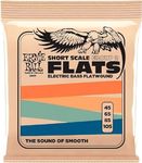 Ernie Ball Short Scale Flatwound Group 2 Electric Bass Strings - 45-105 Gauge (P02801)