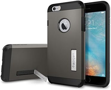 SPIGEN Tough Armor Case Designed for Apple iPhone 6 Plus (2014) Heavy Duty Hard Cover - Gunmetal