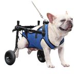 shudyear dog wheelchair van. Dog wheelchair trolley for rears, adjustable dog wheelchair trolley for rears, dog leg support and hip support for disabled and injured small dogs (M)