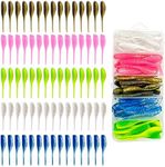 75Pcs Crappie Lures Kit Soft Plasti