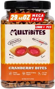MULTIBITES 29.45oz Cranberry Cat Treats for Urinary Tract, Chicken Flavor