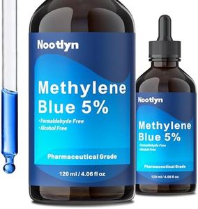 Methylene Blue Drops 5%, 99.99% Purity USP Pharmaceutical Grade Solution for Humans, No Formaldehyde & No Alcohol, 4.06 OZ FL