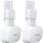 Outlet Wall Mount ONLY for eero 6 Dual-Band mesh Wi-Fi 6 System [NOT Fit for eero Pro 6], No Messy Wires | Space Saving | Easily Be Moved Outlet Mount Holder for eero 6 Extender (2 Pack)