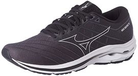 Mizuno Men's Wave Inspire 18 Running Shoe, Black Silver Ebony, 9.5 UK