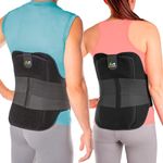 BraceAbility LSO Back Brace for Herniated, Degenerative & Bulging Disc Pain Relief, Sciatica, Spine Stenosis | Medical Lumbar Support Device for Post Surgery & Fractures with Hot/Cold Therapy (4XL)