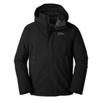 Eddie Bauer Men's Powder Search 2.0 3-In-1 Jacket, Black, Medium