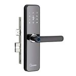 LAVNA Alloy Steel La28 Digital Smart Door Lock With 6 Ways Access Fingerprint,Card,Pin,Otp,Mobile App And Manual Key Access For Wooden Doors(Bluetooth)